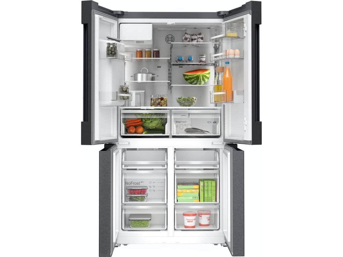 Frigorífico Americano BOSCH KFI96AXEA E (No Frost - 183 cm - 574 L - Preto)