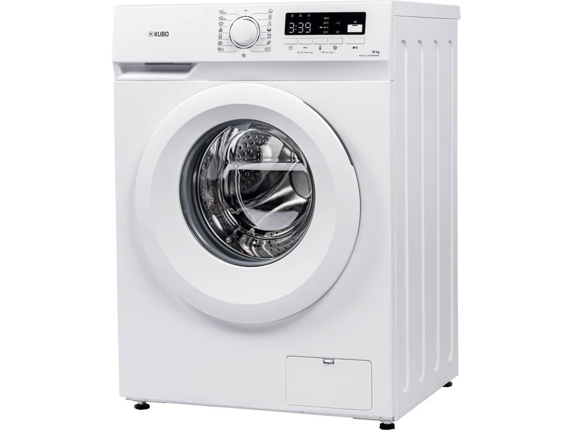 Máquina de Lavar Roupa KUBO KBWM8996 (10 kg - 1400 rpm - Branco)