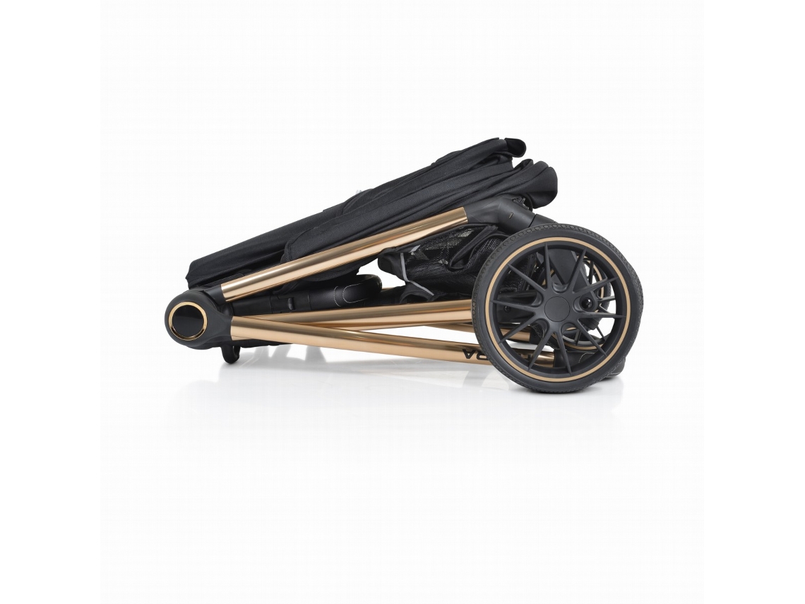 Carrinho De Bebê 2 Em 1 Hydra Preto Cangaroo Cangaroo