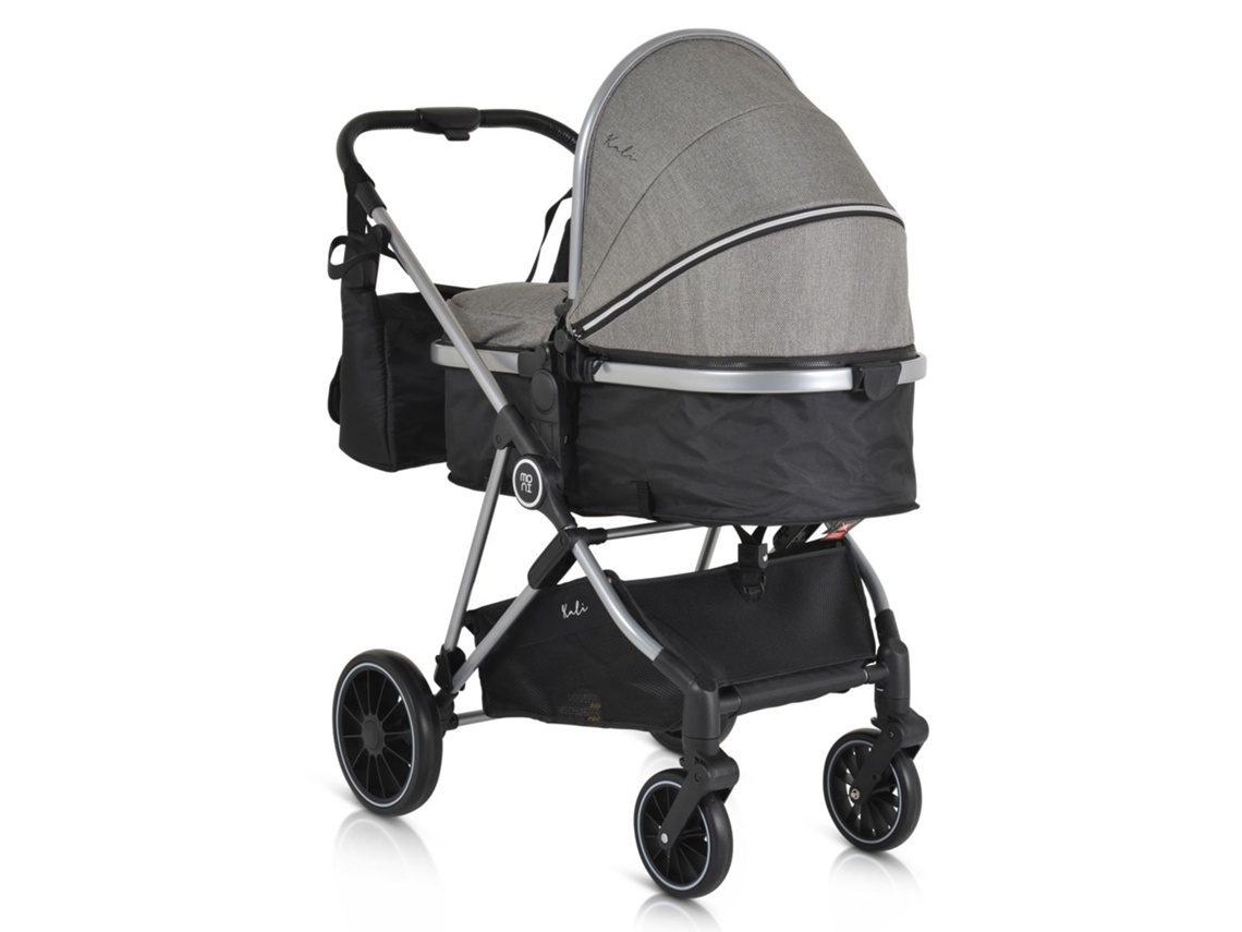 Carrinho de Bebê Duplo Conversível Kali Até 22 kg Da MONI Gray