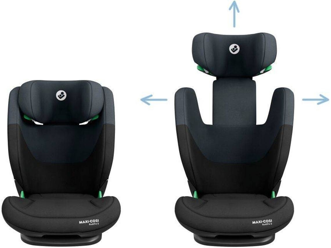 Cadeira auto ISOFIX grupo 2/3 a partir aprox. dos 3,5 a 12 anos MAXICOSI RodiFix S iSize Tonal Black