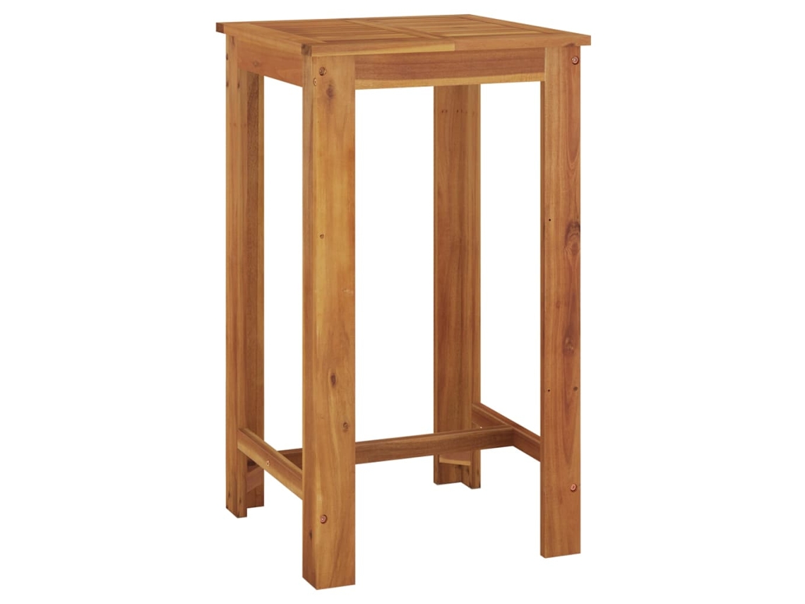 Mesa de Bar de Jardim 60X60X105 Cm Madeira de Acácia Maciça NONAME