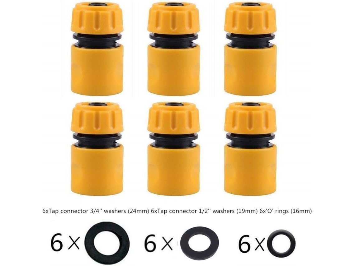 Conector Rápido de Mangueira de 4 Peças Acessórios de Jardinagem