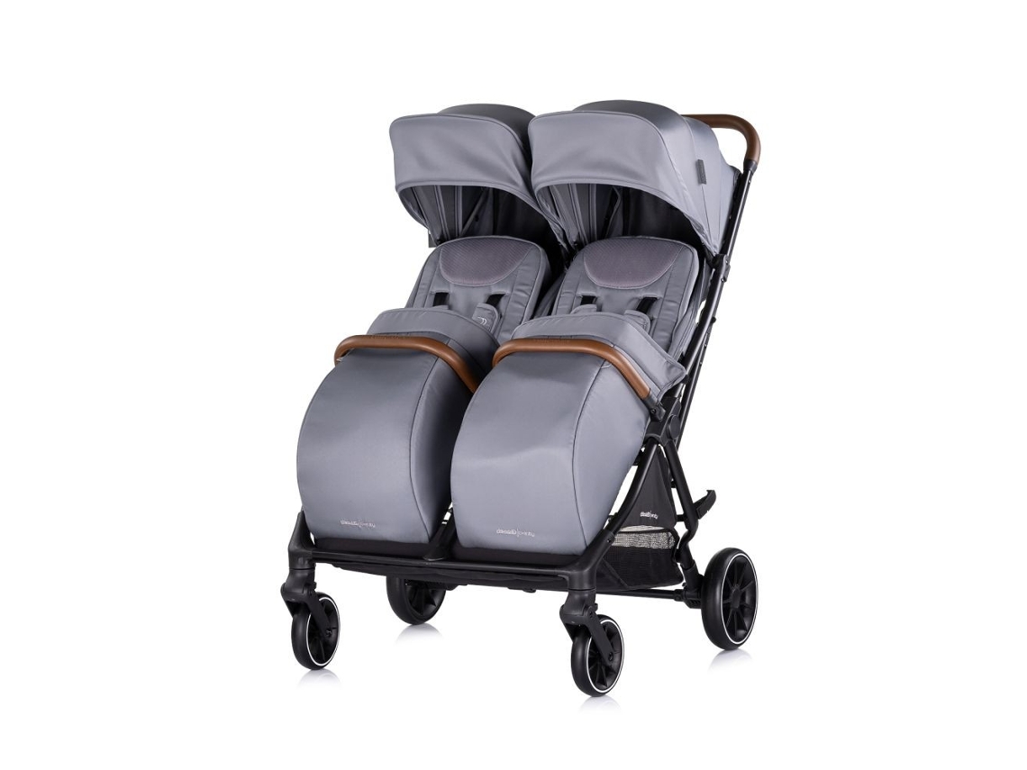 Carrinho Twinity Até 22 Kg Chipolino Cloud Grey (x2)