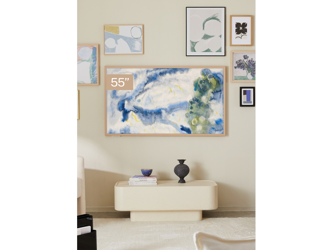 Tv Art Matte Smart Tv Qled 4k 55 Com Tela Antirreflexo E Galeria De Arte Create