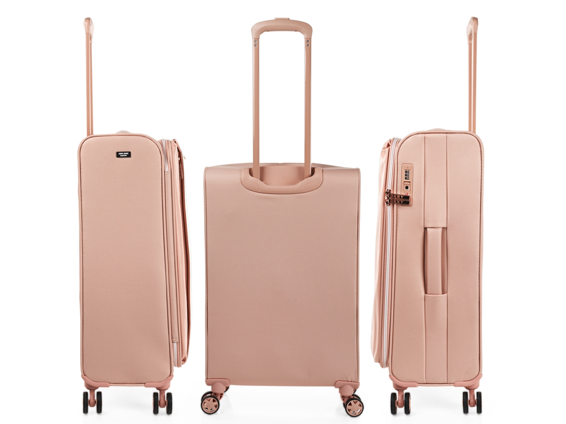 DKNY DKNY-408 Mala de Viagem Média Eva Instinct Rosa de Vênus 41X67X25 Cm 74L