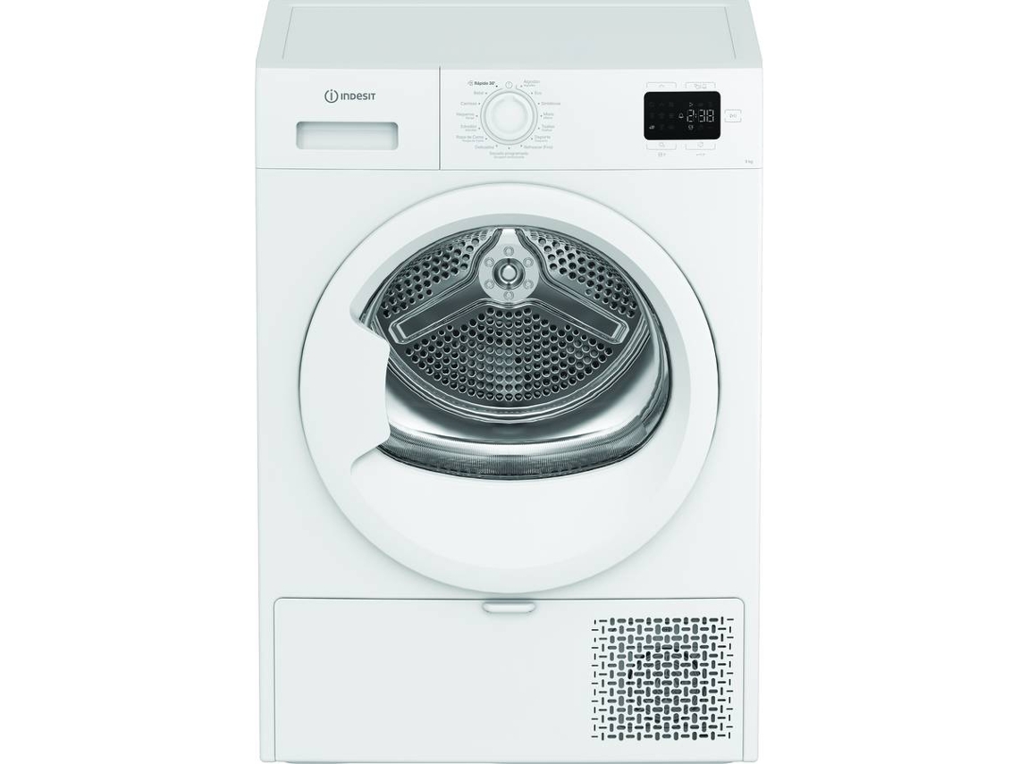 Máquina de Secar Roupa INDESIT CYSD82DWWSPT (8 kg - Bomba de Calor - Branco)