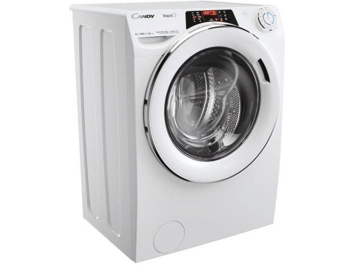 Máquina de Lavar Roupa CANDY RO 486DWMC7/1-S (8 kg - 1400 rpm - Branco)