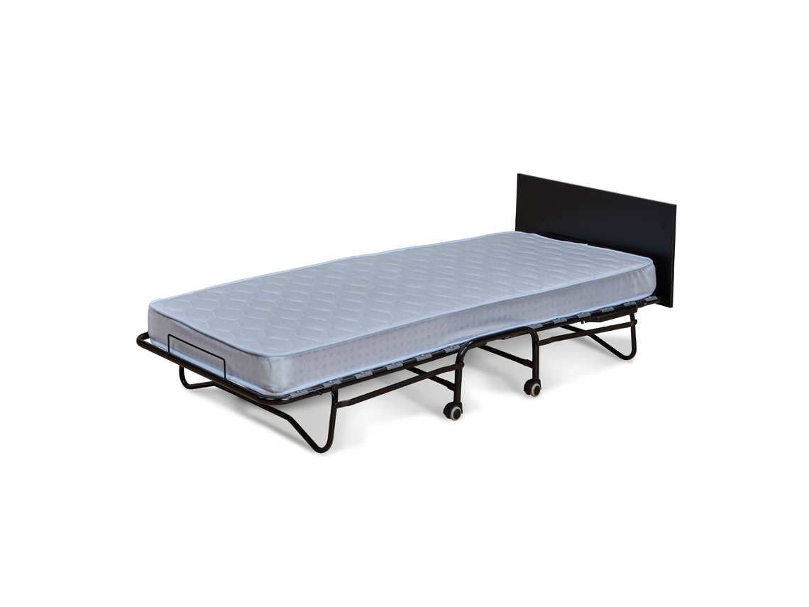 Divã Dobrável com Colchão de Molas e Rodas para Transporte LOURINI