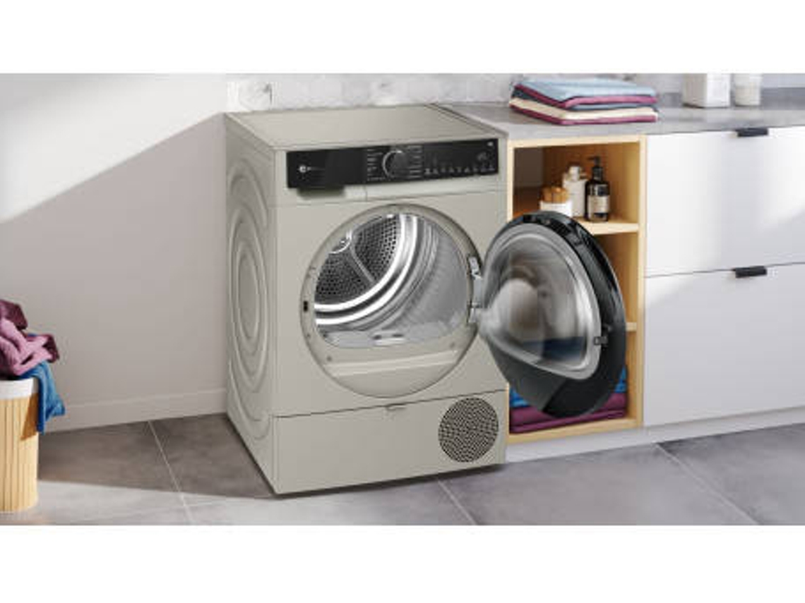 Máquina de Secar Roupa BALAY 3SB093XC (9 kg - Bomba de Calor - Cinzento)