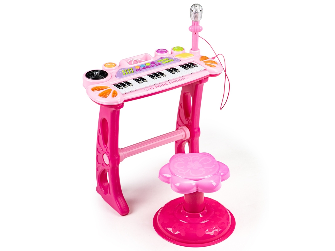 Teclado Órgão Piano com Microfone Mp3 PRICENET