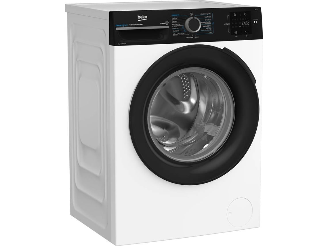 Máquina de Lavar Roupa BEKO Energyspin BM3WFSU38213 (8 kg - 1200 rpm - Branco)