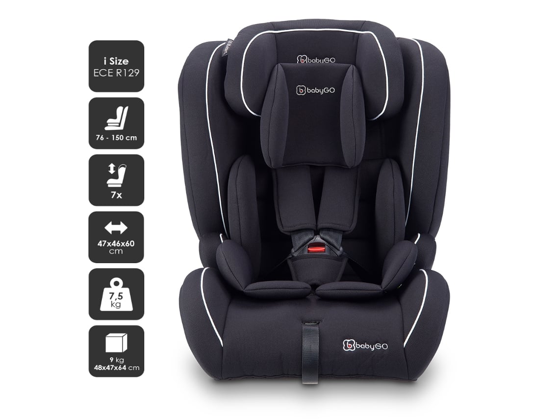 Cadeira Auto I Size 76 150 Cm Babygo Free Fix Ii Black