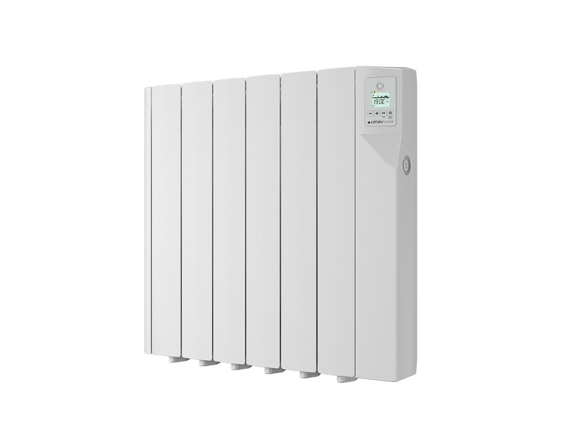 Emissor Térmico Elétrico 6 Elem. Cálidahome Sentinel 1000w, Fluido De Alta Transferência 167 W/elem, Detetor De Presença, Divisões De 10–13 M²