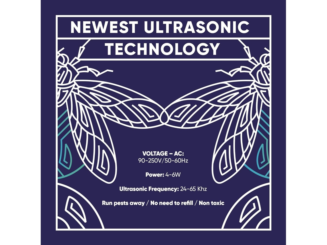Ferramentas de Jardim 4 Repelentes Ultrassônicos de Pragas
