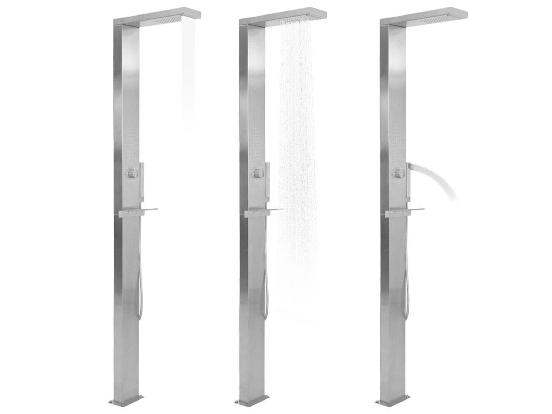 Coluna Duche Exterior (aço Inoxidável Quadrado)