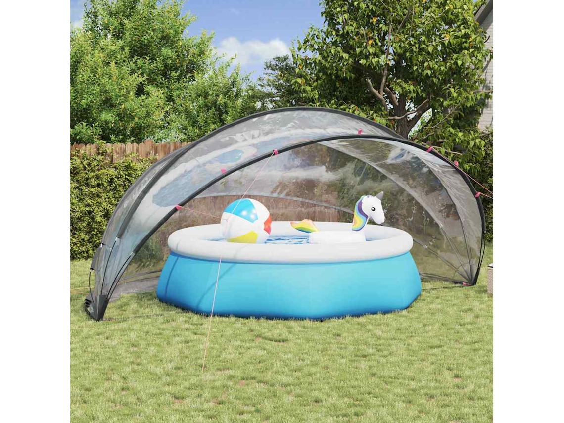 Enclosure De Piscina Vidaxl Transparente Pvc (546 X 516 X 250 Cm)