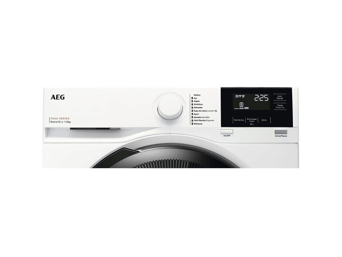 Máquina de Secar Roupa AEG TR718P4OB (8 Kg - Bomba de Calor - Branco)
