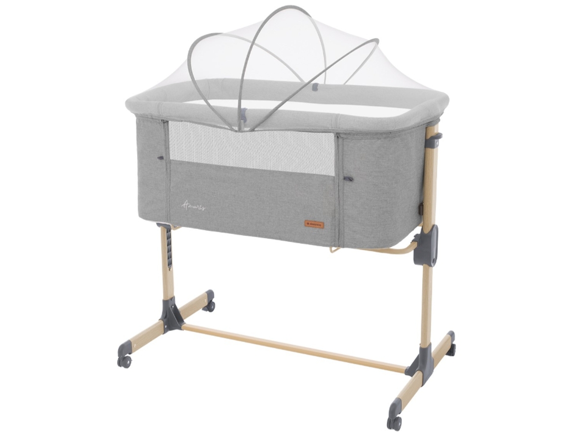 Berço Co-Sleeping KIKKA BOO Amaris Gris Claro