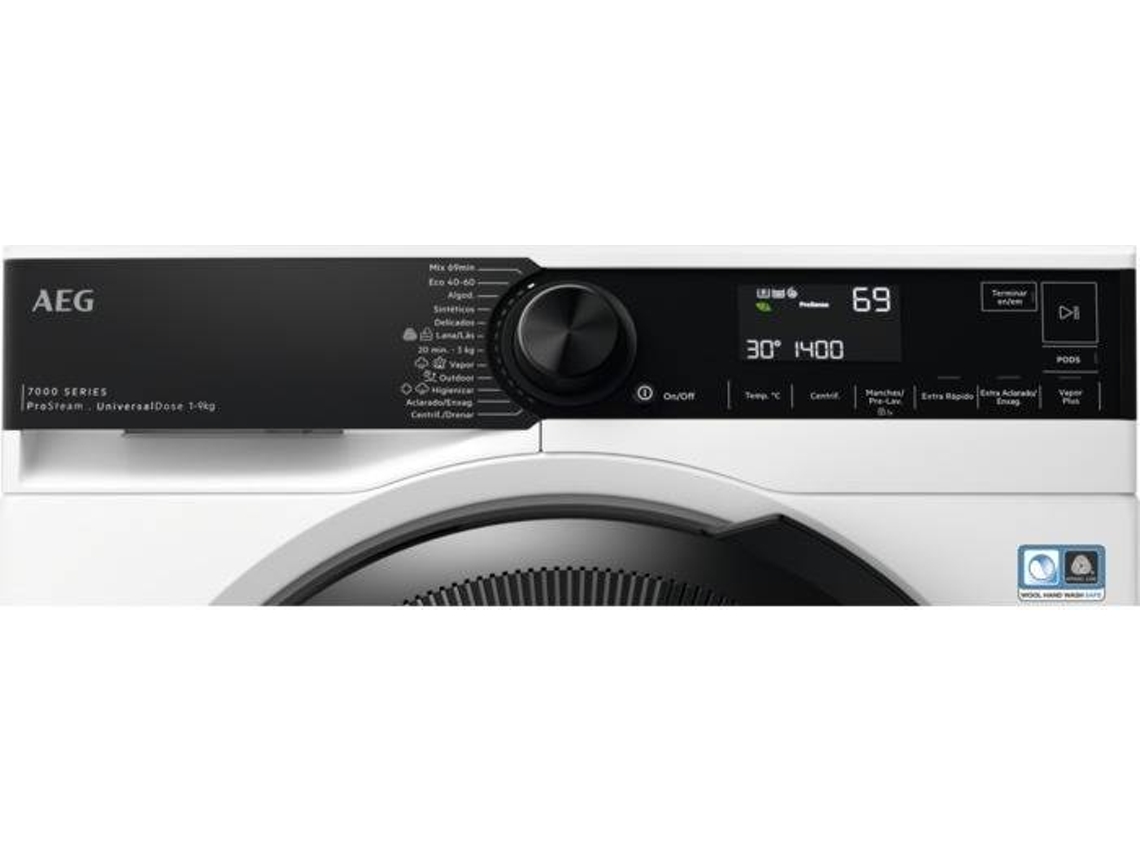 Máquina de Lavar Roupa AEG LFR7394O4V (9 kg - 1400 rpm - Branco)