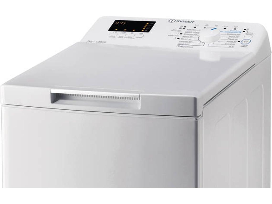 Máquina de Lavar Roupa INDESIT BTW S72200 SP/N 7 (7 kg - 1200 rpm - Branco)