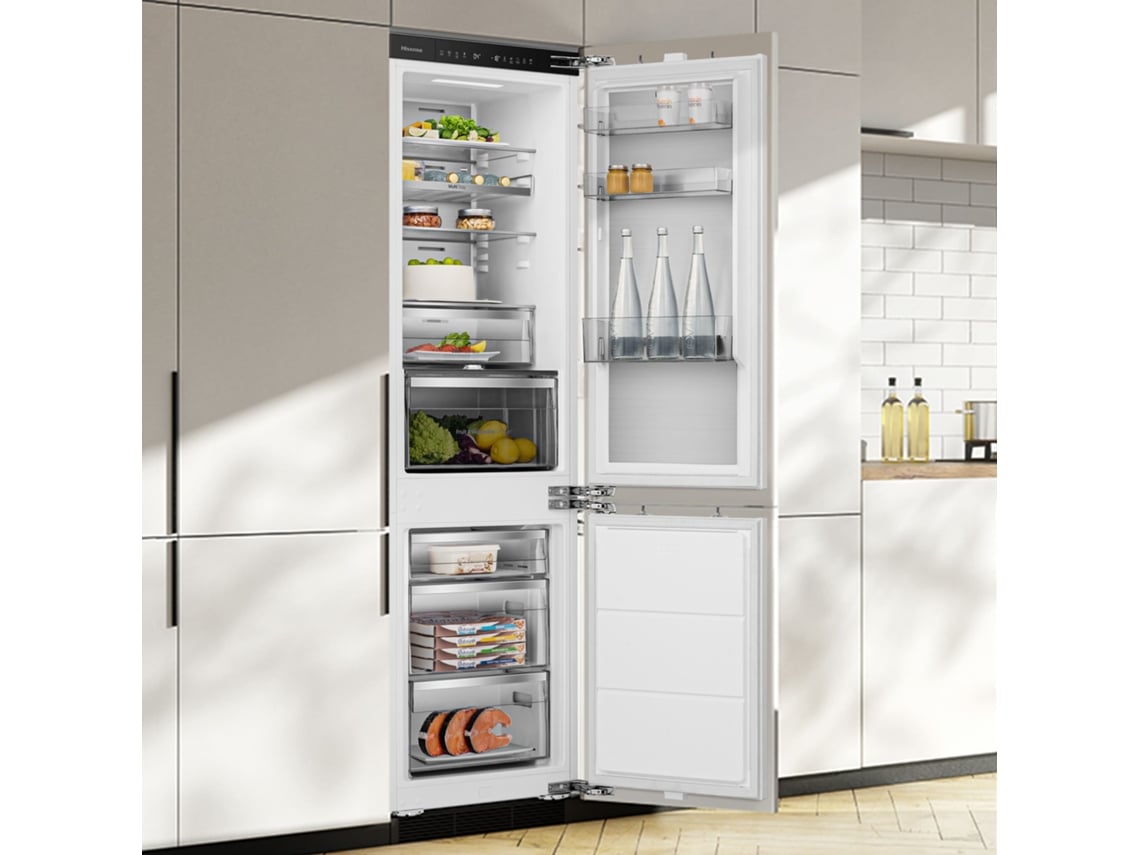 RB3B280SAWE refrigerador e freezer embutido 284 L branco Hisense