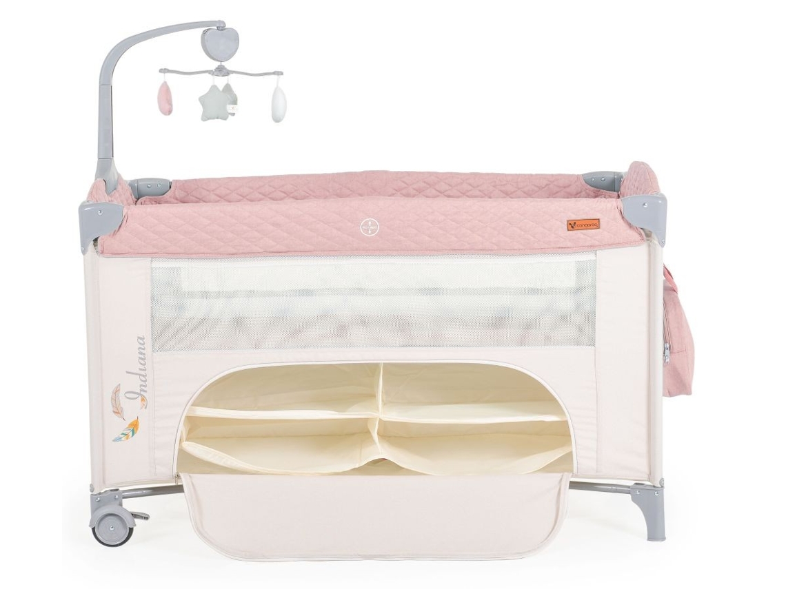 Berço de Viagem Indiana Da CANGAROO Pink