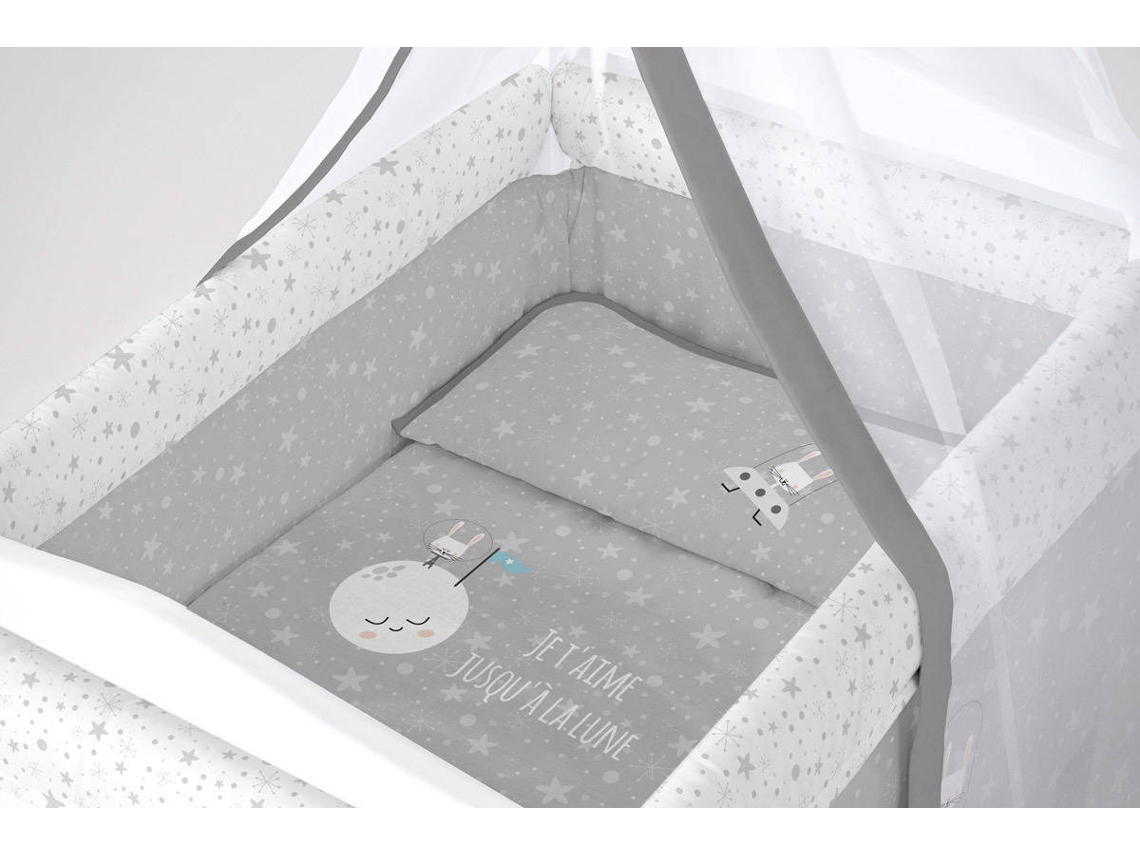 Mini Berço Naf Naf Space Rabbit (55 X 85 Cm)