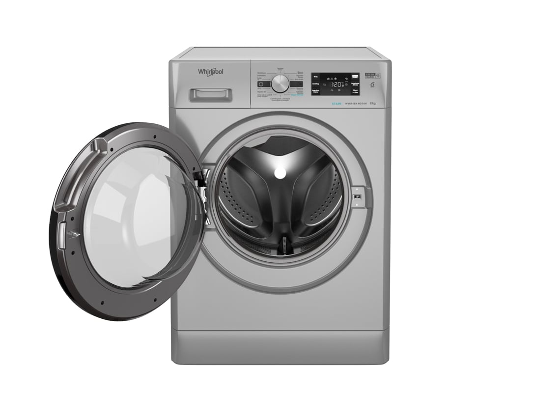Máquina de Lavar Roupa WHIRLPOOL FFB8489SBVSPT (8 kg - 1400 rpm - Inox)