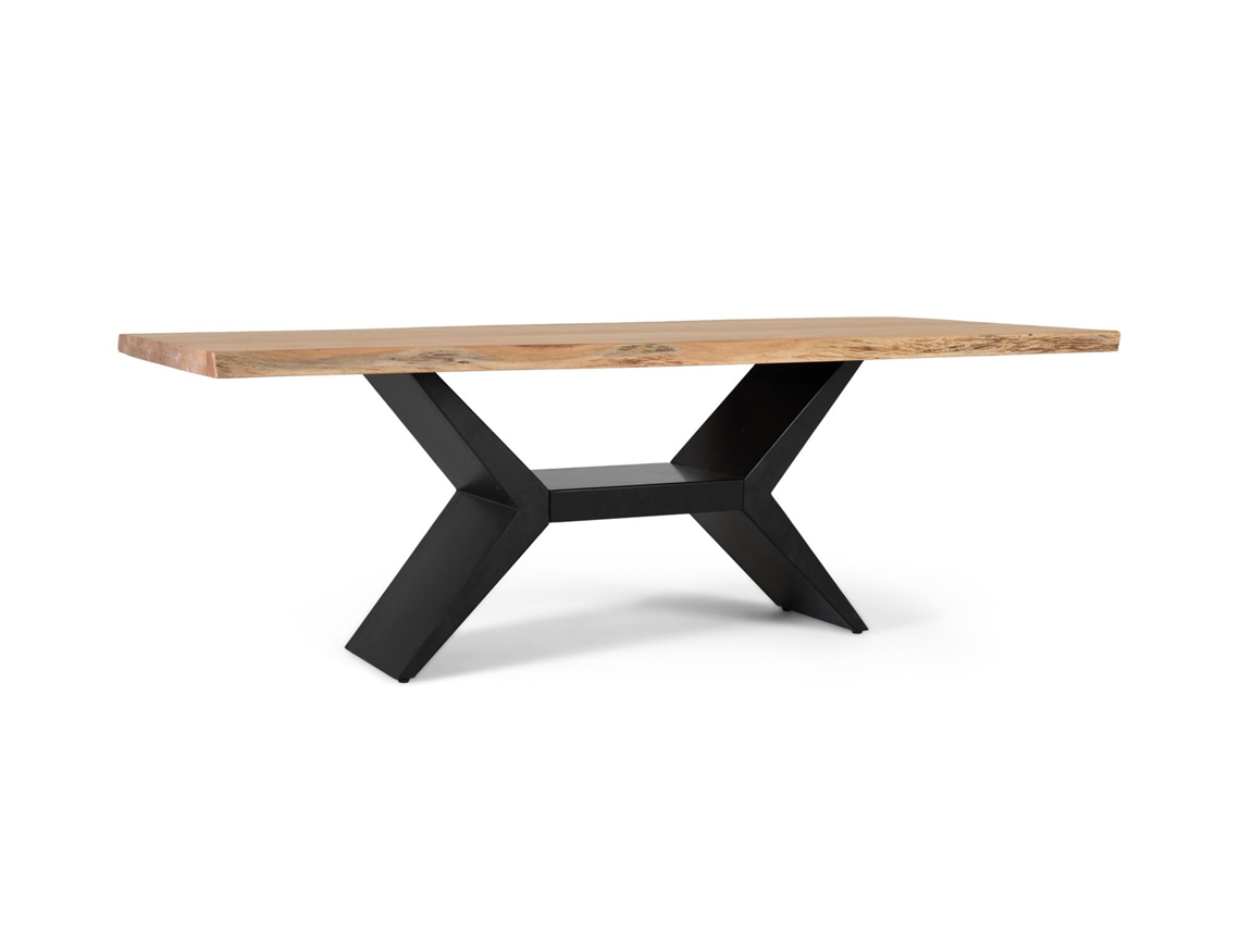 Mesa De Jantar Em Madeira Maciça De Acácia 220 Cm Giner Y Colomer