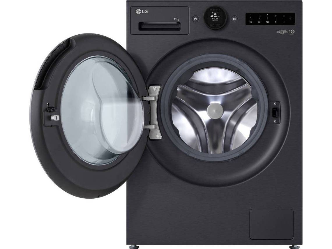 Máquina de Lavar Roupa LG F4X7511TBB (11 kg - 1400 rpm - Preto)