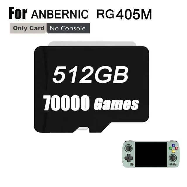 Consolas De Videogame, Capacidade De Armazenamento De 512g, Compatibilidade Com Múltiplos Sistemas De Jogos,512g 70000 Jogos Oem