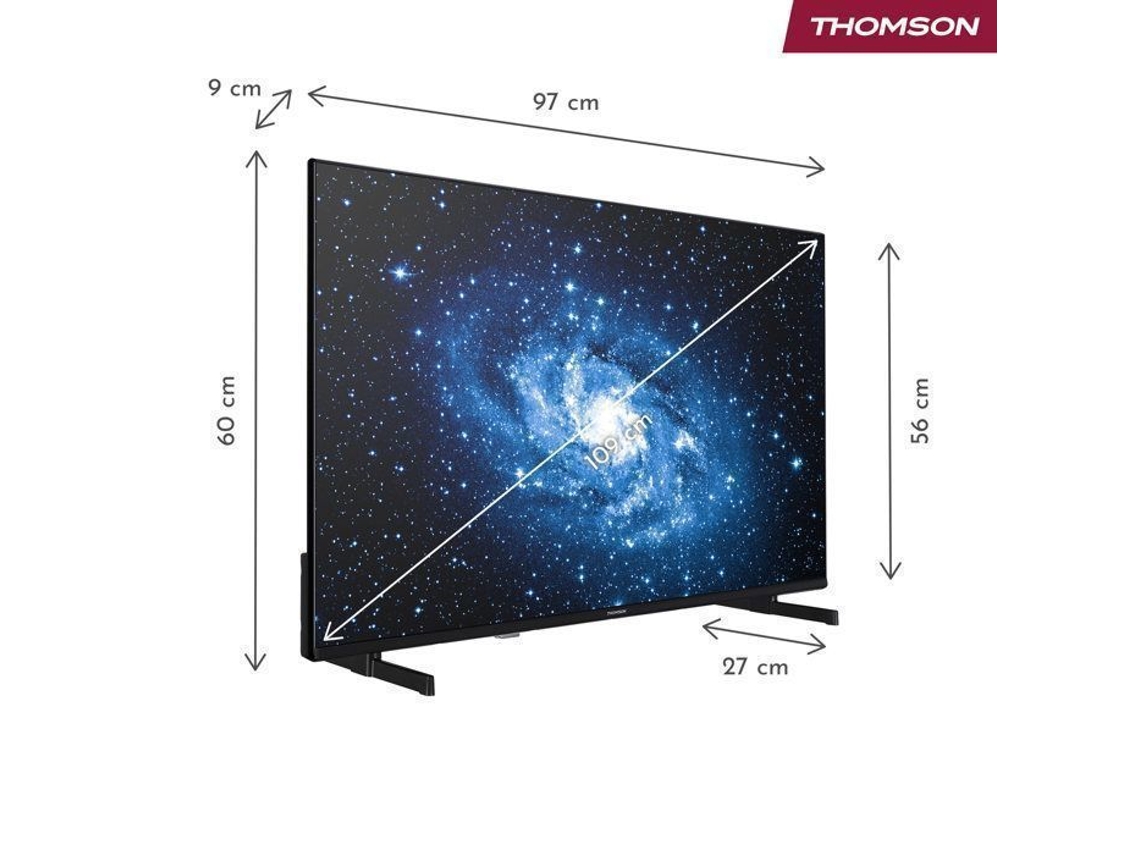 43 Polegadas Uhd Led Fire Tv Com Controle De Voz Alexa, Bluetooth 5.0, Portas Hdmi, Usb, Av In, Ci, Usb 43uf4s35 Thomson (109 Cm)