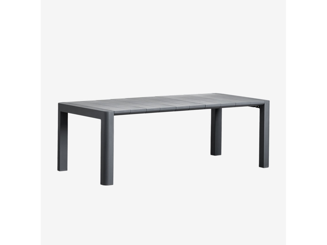 SKLUM Mesa de Jantar Retangular Arnadine Abs Cinza Grafito 220 X 100 Cm