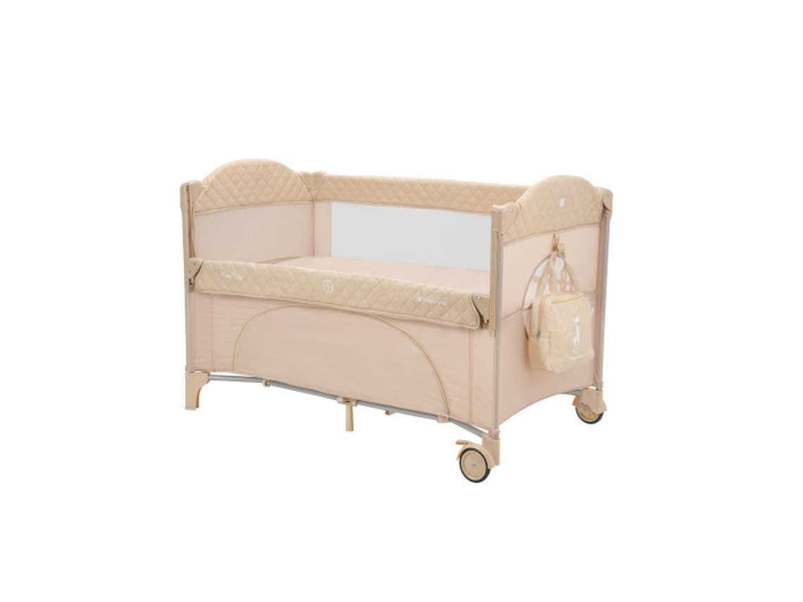 Berço de Viagem 2 Níveis Milky Way Bege 2023 KIKKABOO ESPAÑA S.L.