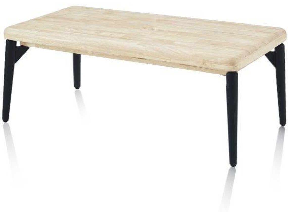 Mesa De Centro Elevatória Padma Negro Roble 120 X 47 X 60 Cm Duehome