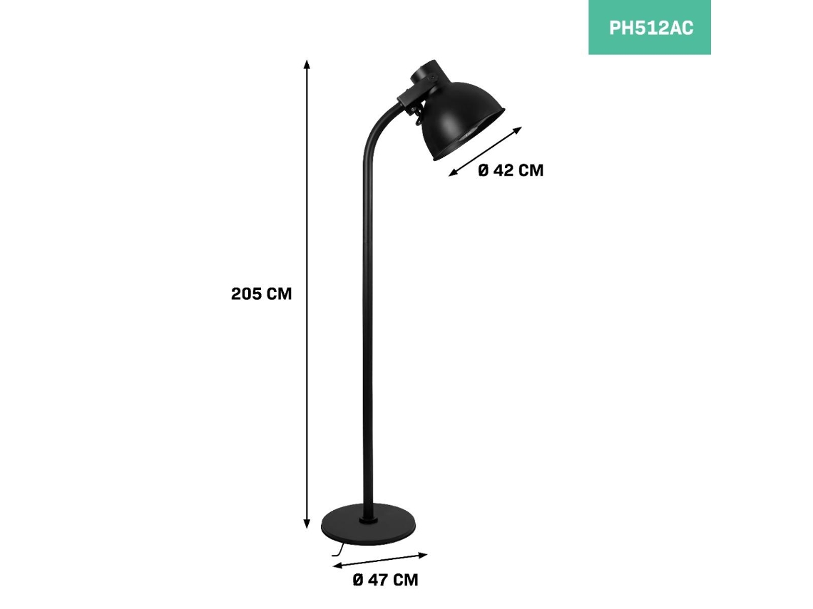 Aquecedor Vertical VONROC Vesuvio 2000 W com Telecomando