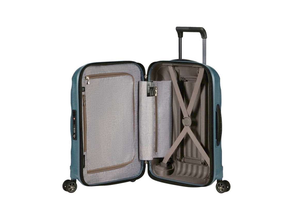 Mala De Cabine / Trolley 55cm 4r Exp C Lite Azul Gelo Samsonite