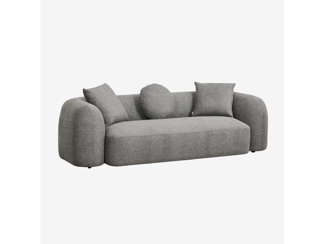 Sofá De 3 Lugares Em Chenille Coco Poliéster Sklum