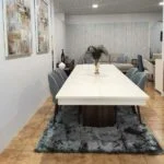 Mesa de Refeição CRISPALMOVEL Safira (Castanho - Madeira - 180 x 100 x78cm)