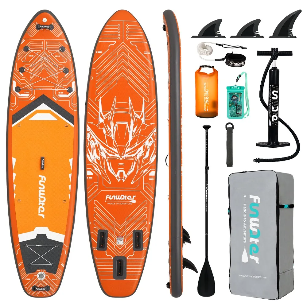 Prancha De Stand Up Paddle, Almofada Antiderrapante De Eva, Três Fins Deslizantes, Supfw50a Oem
