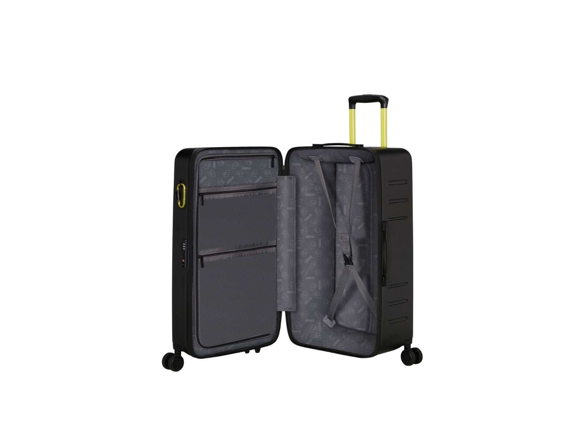 Mala De Viagem Grande Trailon 73cm 4 Rodas em Preto 90l American Tourister