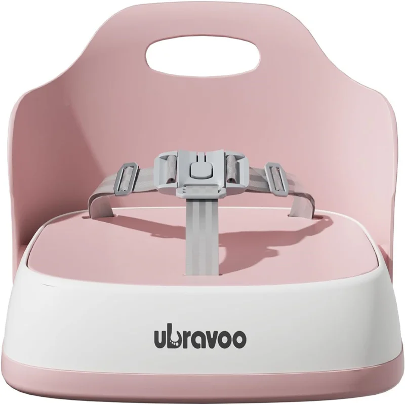 Assento Elevatã³rio, Design Portã¡til, Cintas De Seguranã§a Ajustã¡veis, Rosa Oem