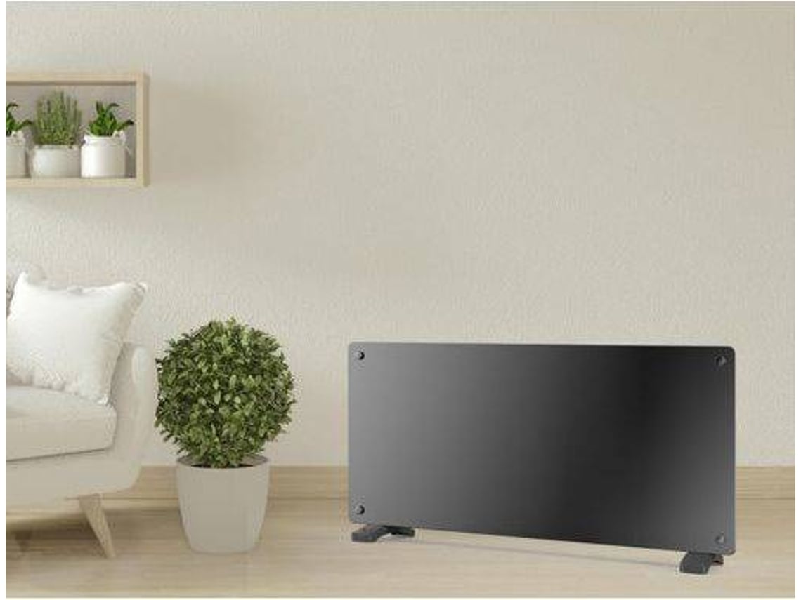 Aquecedor Convector PURLINE Panel Glass2000 (2000 W - Preto)