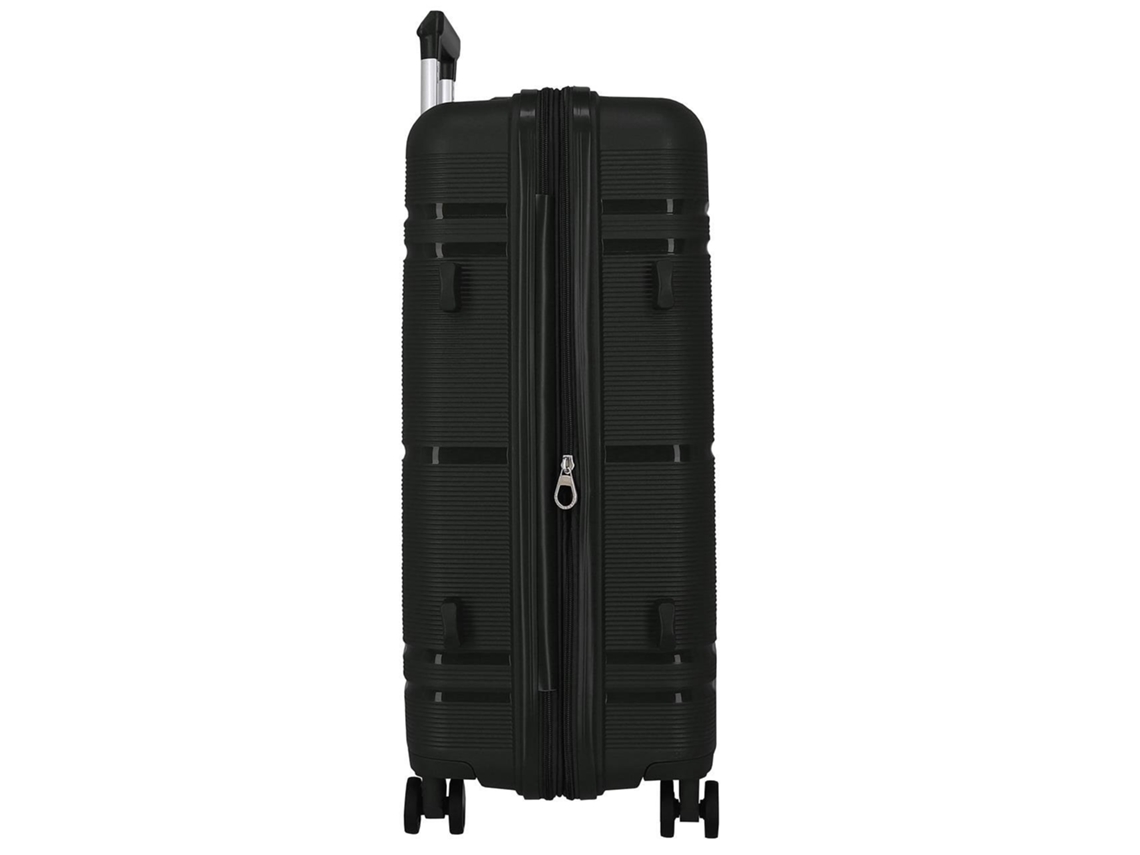 Conjunto De Malas Universe Polipropileno Preto Roll Road