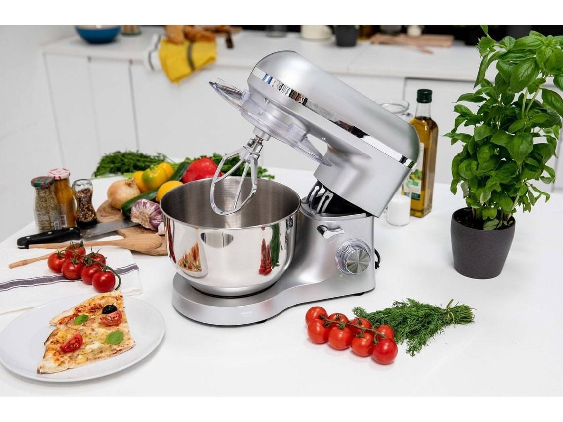 Batedeira KITCHEN MOVE Viper (1500 W - 5.5 L - Prateado)