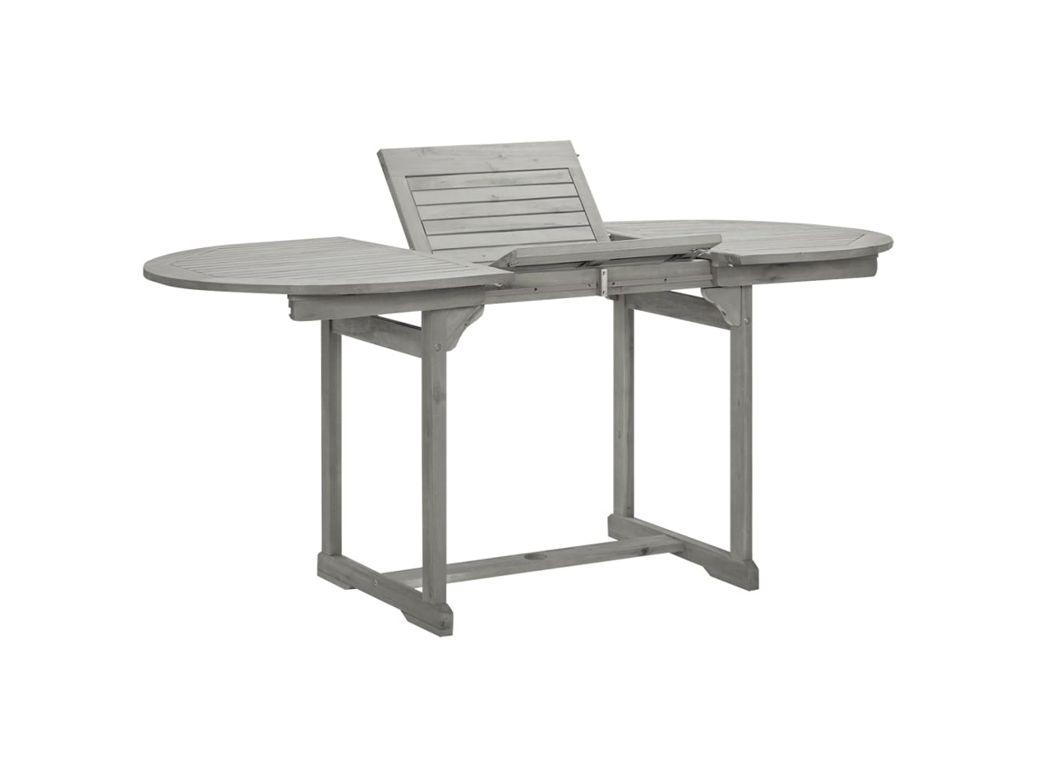 Mesa De Jantar P/ Jardim Mesa Para Exterior X80x75 Cm Acácia Maciça Lovely Home (120 170)