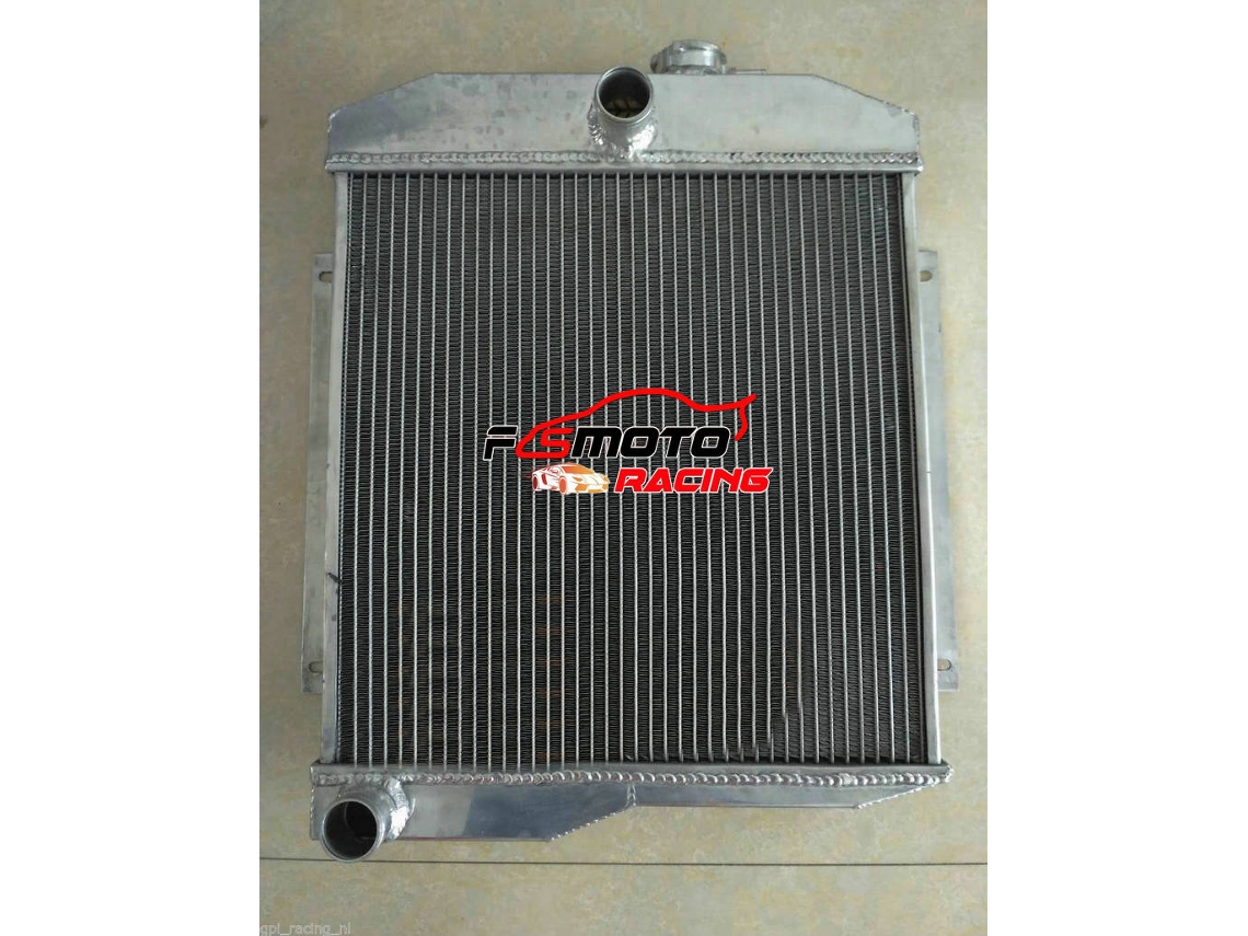 Radiador De Alumã­nio Jeep 1955, Nãºcleo 405mm X 410mm X 40mm, Entrada/saã­da 38mm, 2 Linhas 1971, Tipos De Motor 2.2l/3.7l/4.2l/5.0l Oem