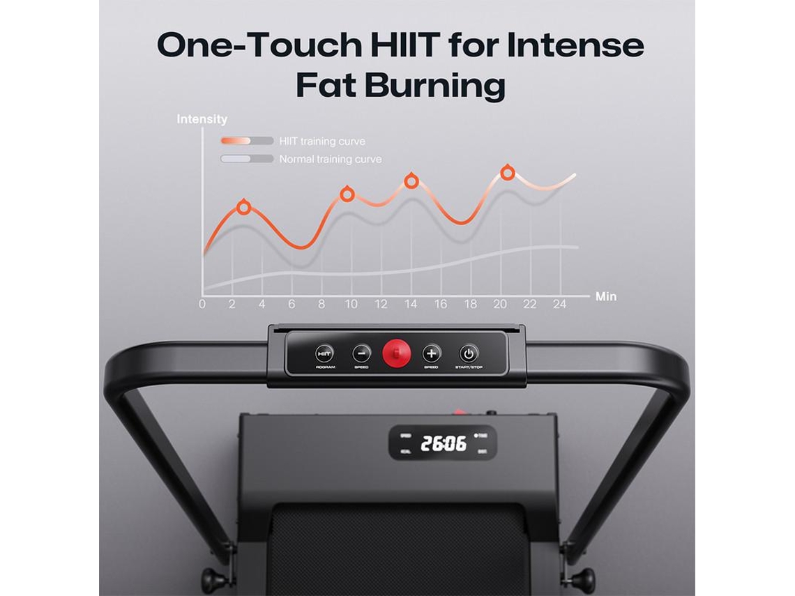 Passadeiras Corrida Sysuro S1l Mix Dobrável 2.5hp 0.9 10km/h Inclinação 9 Modo Hiit Silenciosa Cinto De 5 Camadas Para Caminhar Correr Casa Fitness