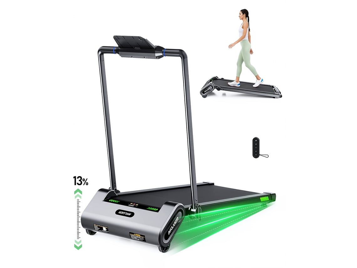 Passadeira Akluer H1 B Com Inclinação Automática De 13 E 6 Níveis Estante Com Inclinação Automática, Comando À Distância E Visor Led.